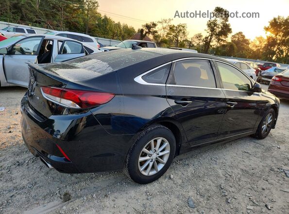 5NPE24AF7JH704565 2018 HYUNDAI SONATA Черный Задняя правая четверть