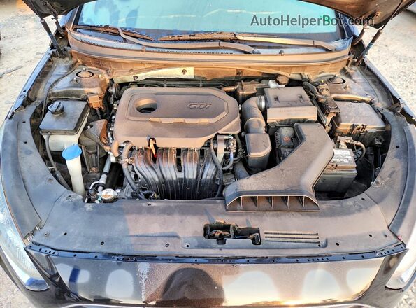 5NPE24AF7JH704565 2018 HYUNDAI SONATA Черный Вид задней части салона