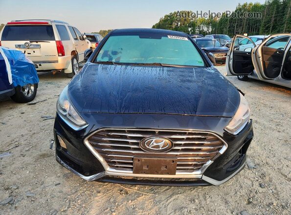 5NPE24AF7JH704565 2018 HYUNDAI SONATA Черный Вид спереди