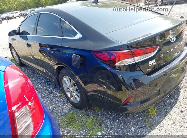 5NPE24AF7KH759552 2019 HYUNDAI SONATA Black Հետևի ձախ