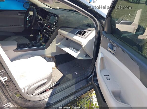 5NPE24AF7KH759552 2019 HYUNDAI SONATA Black Սալոնի դիմացի տեսք
