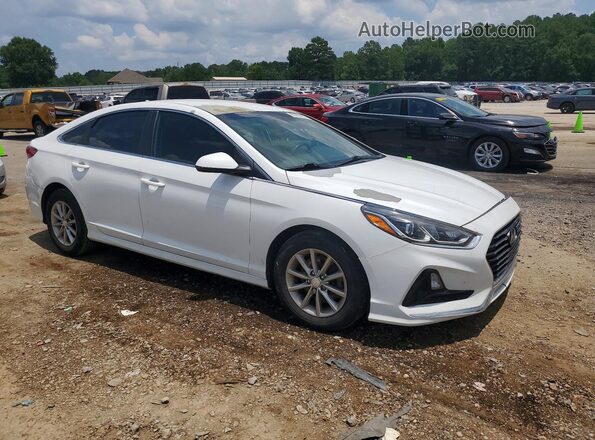 5NPE24AF7KH769143 2019 HYUNDAI SONATA White Front right