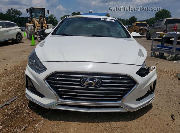 5NPE24AF7KH769143 2019 HYUNDAI SONATA White Front view