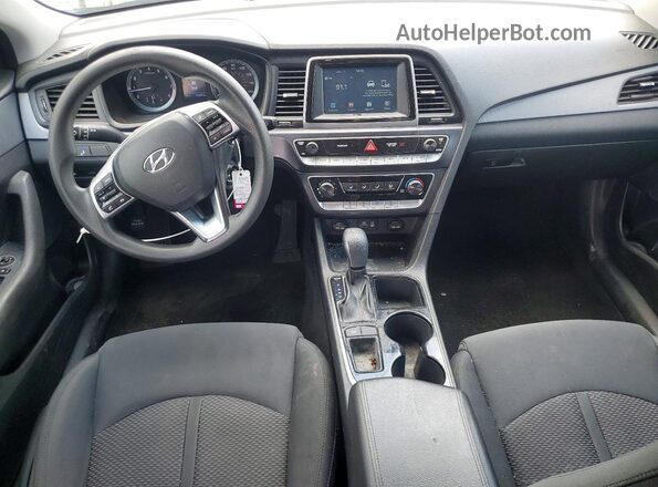 5NPE24AF7KH769143 2019 HYUNDAI SONATA White Dashboard view