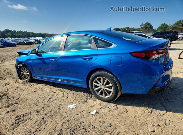 5NPE24AF7KH770101 2019 HYUNDAI SONATA Blue Tył lewy