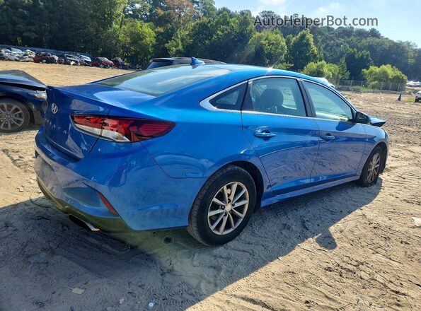 5NPE24AF7KH770101 2019 HYUNDAI SONATA Blue Tył prawy