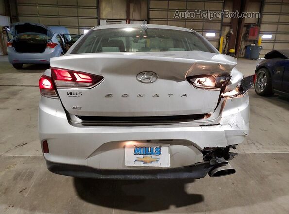 5NPE24AF7KH784242 2019 HYUNDAI SONATA Silver Հետևի տեսք