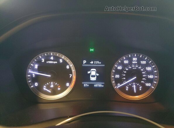 5NPE24AF7KH784242 2019 HYUNDAI SONATA Silver Սարքավորումների վահանակի տեսք