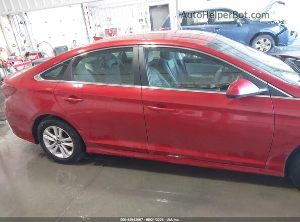 5NPE24AF7KH787786 2019 HYUNDAI SONATA Burgundy 360 interior view