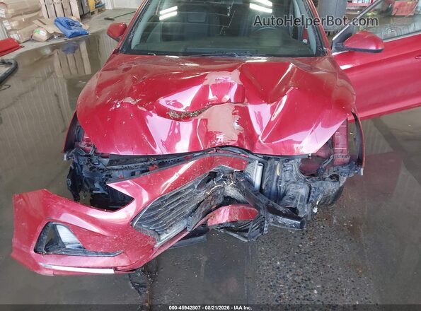 5NPE24AF7KH787786 2019 HYUNDAI SONATA Burgundy Front view