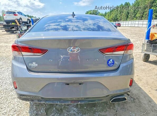 5NPE24AF7KH792860 2019 HYUNDAI SONATA Серый Вид сзади