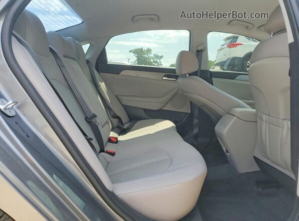 5NPE24AF7KH792860 2019 HYUNDAI SONATA Серый Вид задних сидений