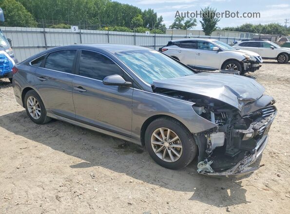 5NPE24AF7KH792860 2019 HYUNDAI SONATA Серый Передняя правая четверть