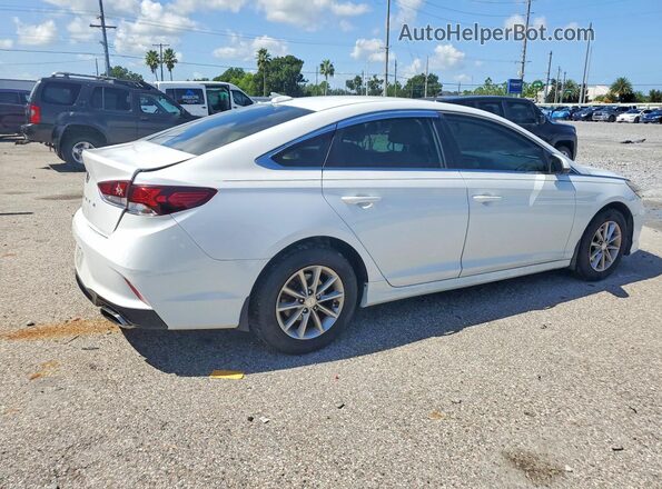 5NPE24AF7KH808085 2019 HYUNDAI SONATA White Հետևի աջ