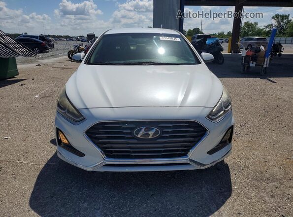 5NPE24AF7KH808085 2019 HYUNDAI SONATA White Դիմացի տեսք