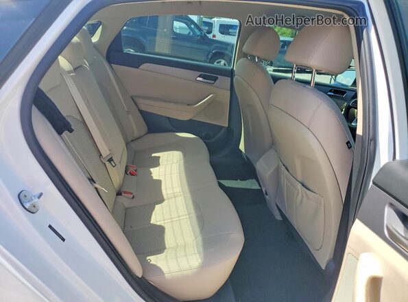 5NPE24AF7KH808085 2019 HYUNDAI SONATA White Հետևի նստատեղերի տեսք