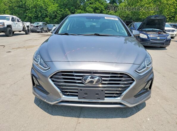 5NPE24AF7KH817126 2019 HYUNDAI SONATA Gray Widok z przodu