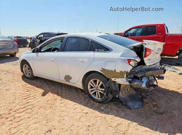 5NPE24AF8GH279107 2016 HYUNDAI SONATA White Tył lewy