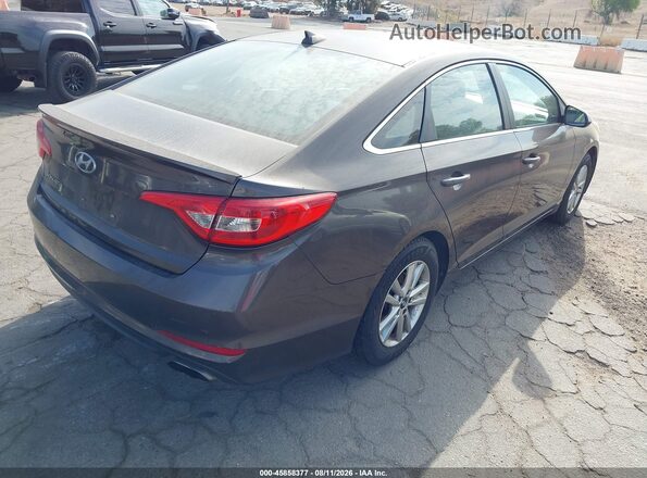 5NPE24AF8GH279883 2016 HYUNDAI SONATA Gray Tył prawy