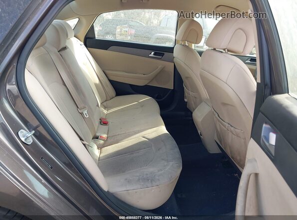5NPE24AF8GH279883 2016 HYUNDAI SONATA Gray Widok naklejki z numerem VIN