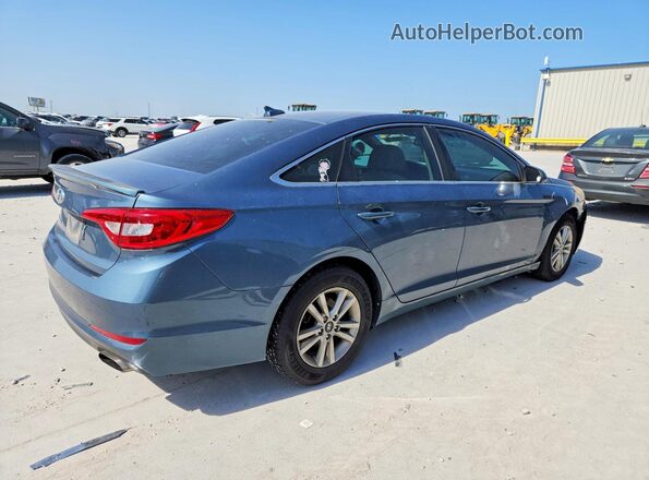 5NPE24AF8GH285098 2016 HYUNDAI SONATA Blue Задня права чверть