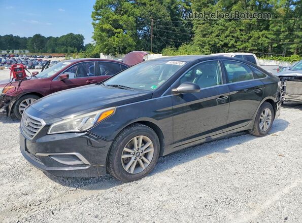 5NPE24AF8GH286753 2016 HYUNDAI SONATA Черный Задняя левая четверть