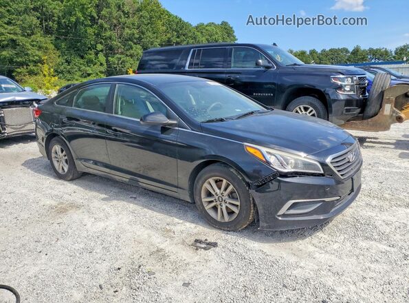 5NPE24AF8GH286753 2016 HYUNDAI SONATA Черный Вид спереди