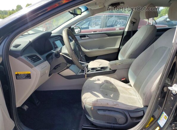5NPE24AF8GH286753 2016 HYUNDAI SONATA Черный Вид панели приборов