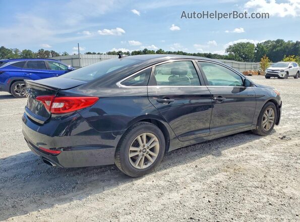 5NPE24AF8GH286753 2016 HYUNDAI SONATA Черный Передняя правая четверть