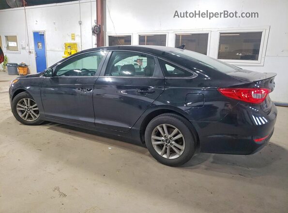 5NPE24AF8GH296134 2016 HYUNDAI SONATA Black Trasero izquierdo