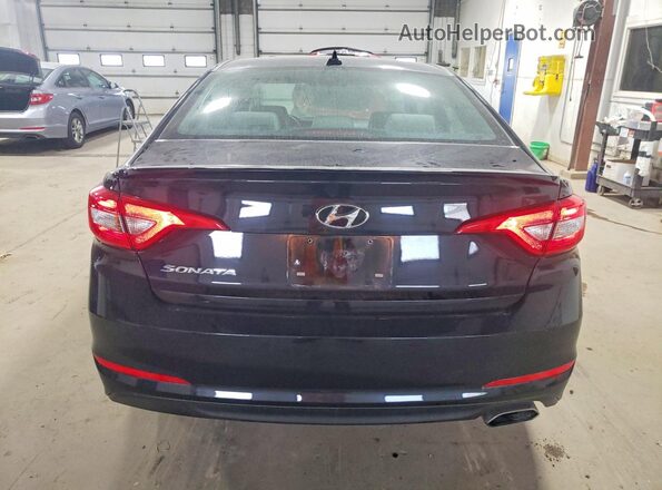5NPE24AF8GH296134 2016 HYUNDAI SONATA Black Vista trasera