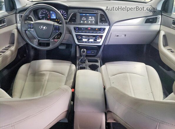 5NPE24AF8GH296134 2016 HYUNDAI SONATA Black Vista del salpicadero