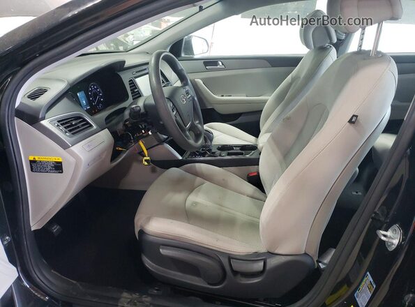 5NPE24AF8GH296134 2016 HYUNDAI SONATA Black Vista interior delantera