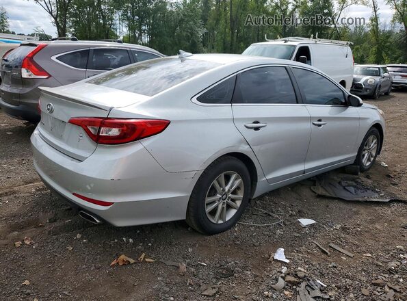 5NPE24AF8GH304135 2016 HYUNDAI SONATA Silver Вид ззаду
