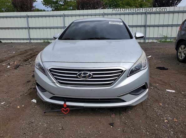 5NPE24AF8GH304135 2016 HYUNDAI SONATA Silver Вид щитка приладів