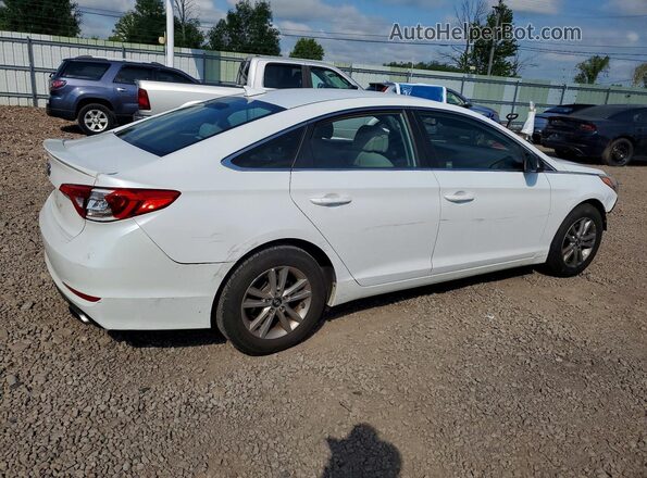 5NPE24AF8GH306984 2016 HYUNDAI SONATA White Trasero derecho