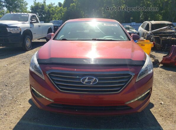 5NPE24AF8GH339600 2016 HYUNDAI SONATA Red Vista frontal
