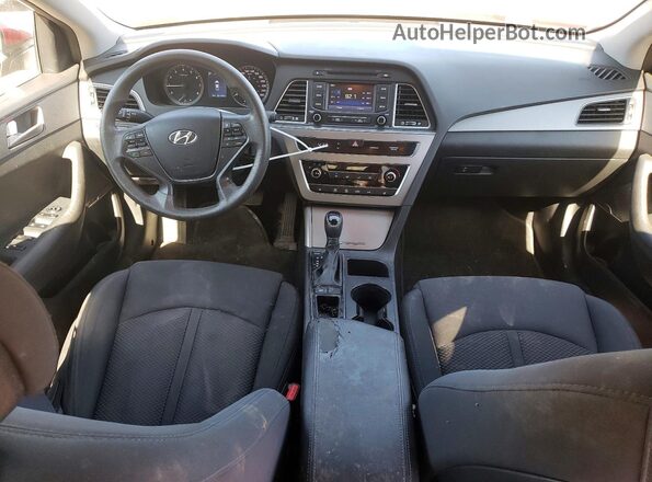 5NPE24AF8GH339600 2016 HYUNDAI SONATA Red Vista del salpicadero