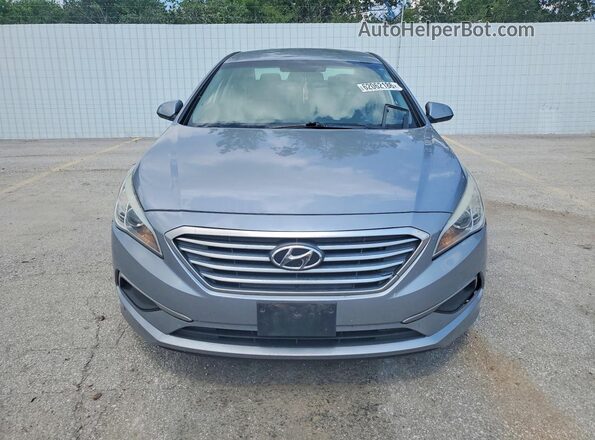 5NPE24AF8GH340035 2016 HYUNDAI SONATA Blue Դիմացի տեսք