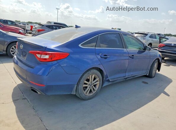 5NPE24AF8GH391616 2016 HYUNDAI SONATA Blue Հետևի աջ