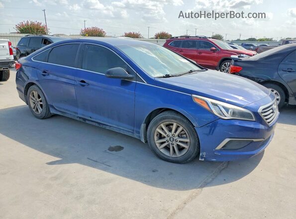 5NPE24AF8GH391616 2016 HYUNDAI SONATA Blue Առջևի աջ
