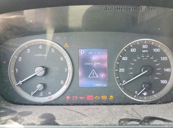5NPE24AF8GH391616 2016 HYUNDAI SONATA Blue Սարքավորումների վահանակի տեսք