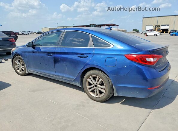 5NPE24AF8GH391616 2016 HYUNDAI SONATA Blue Հետևի ձախ