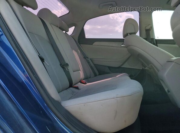 5NPE24AF8GH391616 2016 HYUNDAI SONATA Blue Հետևի նստատեղերի տեսք