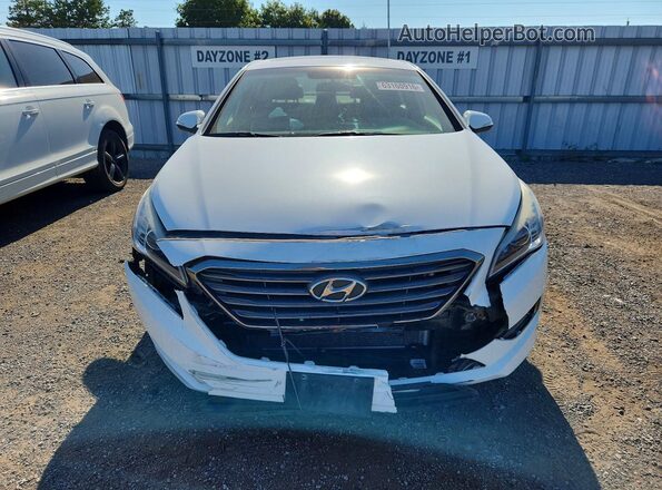 5NPE24AF8GH408916 2016 HYUNDAI SONATA White Դիմացի տեսք