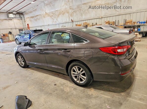 5NPE24AF8GH424274 2016 HYUNDAI SONATA Коричневый Задняя левая четверть