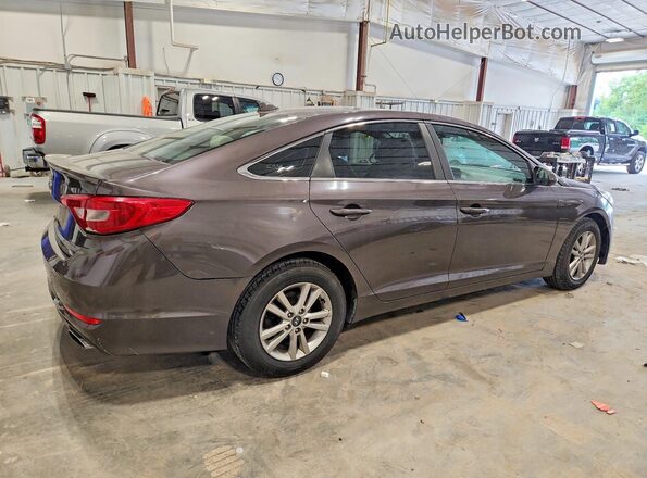 5NPE24AF8GH424274 2016 HYUNDAI SONATA Коричневый Задняя правая четверть