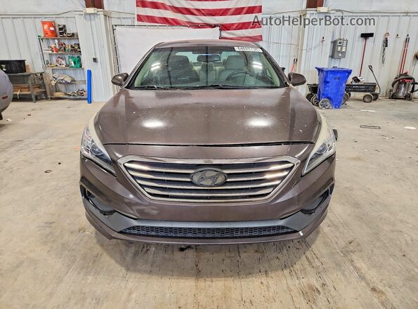 5NPE24AF8GH424274 2016 HYUNDAI SONATA Коричневый Вид спереди