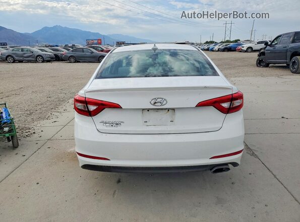 5NPE24AF8HH441187 2017 HYUNDAI SONATA White Հետևի տեսք