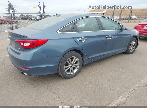 5NPE24AF8HH476912 2017 HYUNDAI SONATA Blue Հետևի աջ